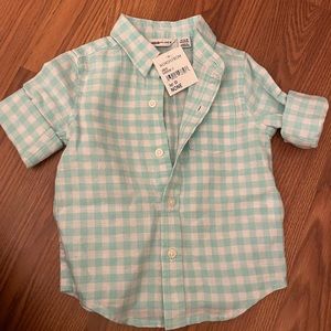 NWT JANIE AND JACK BUTTON DOWN